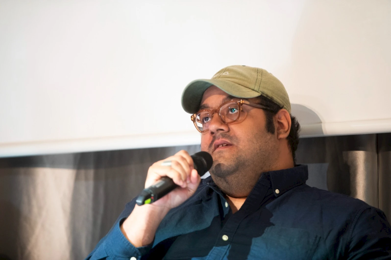 Rod Llaverías durante la rueda de prensa