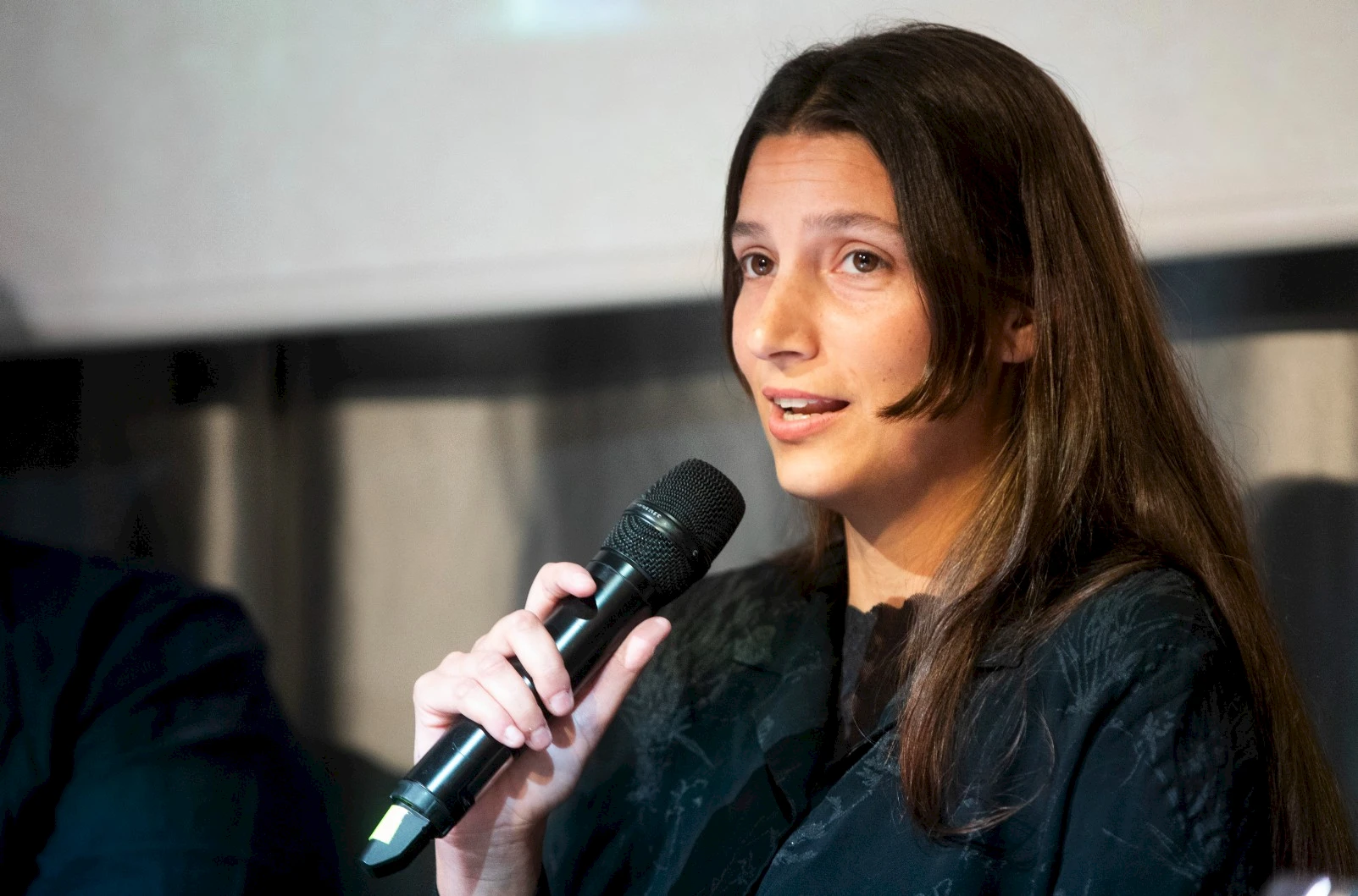 Inês Nunes durante la rueda de prensa