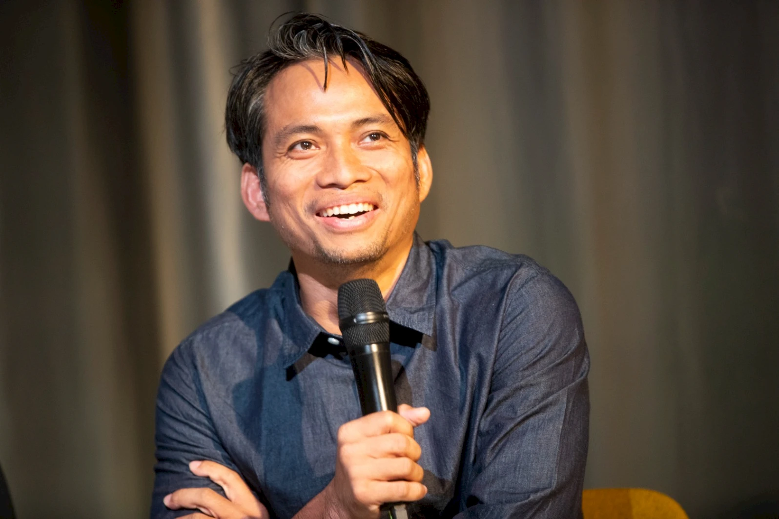 Kavich Neang durante la rueda de prensa